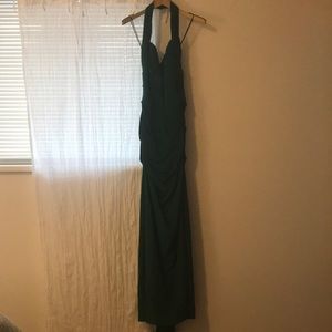 NWT Nicole Miller floor length halter gown size 6